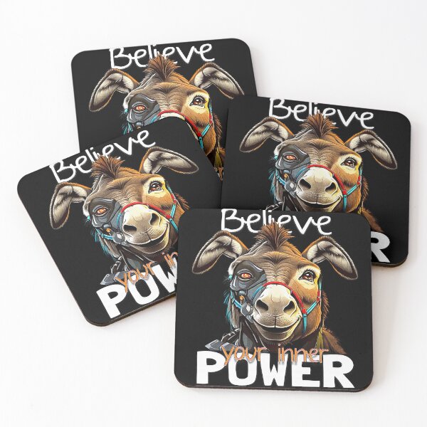 Item preview, Donkey Cyborg, Believe Your Inner Power Funny T-shirt designed and sold by momoworlddesign.