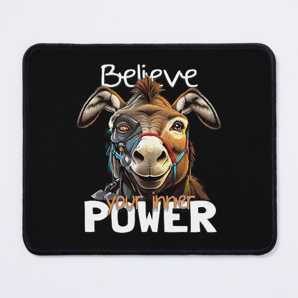 Item preview, Donkey Cyborg, Believe Your Inner Power Funny T-shirt designed and sold by momoworlddesign.