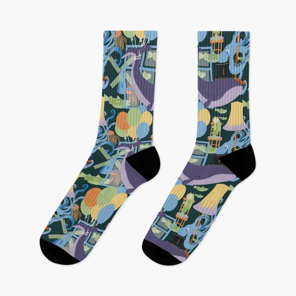 Item preview, Whales and Windmills designed and sold by krisevansart.