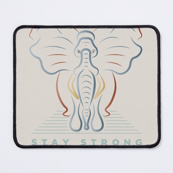 Item preview, Retro Elephant Stay Strong designed and sold by iamKaye.