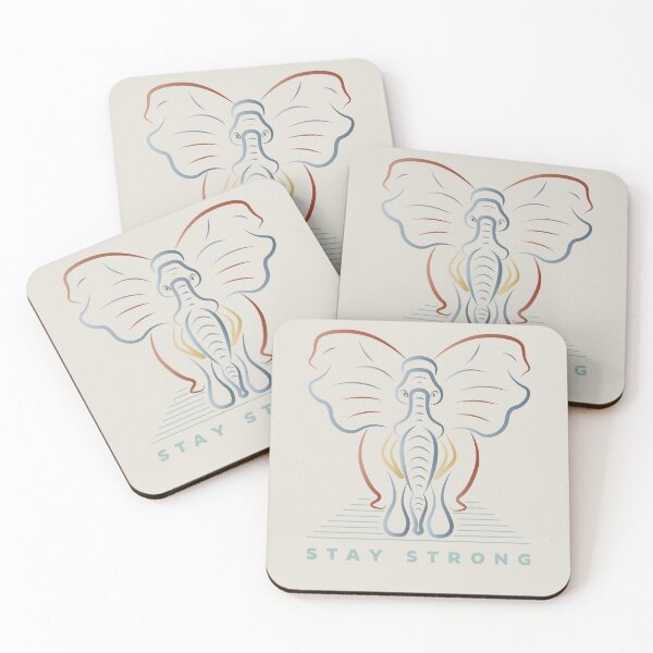 Item preview, Retro Elephant Stay Strong designed and sold by iamKaye.