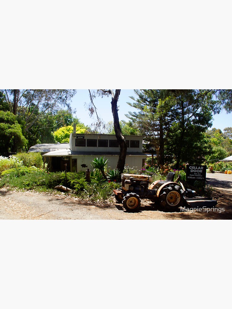 Thumbnail 3 of 3, Sticker, The Art Gallery and Cellar Door by Adelaide artist Avril Thomas at Magpie Springs designed and sold by MagpieSprings.