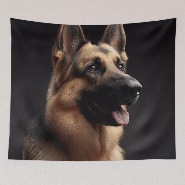 Item preview, Realistic German Sherpherd Pawtrait designed and sold by PawtraitRealism.