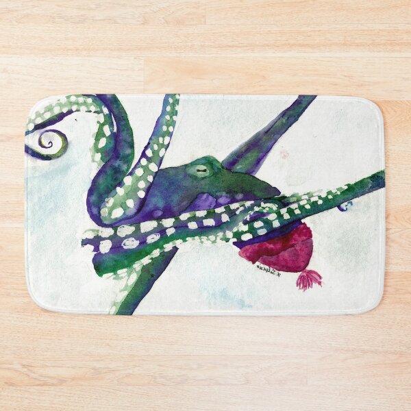 Item preview, Octo in a Wine-Colored Beanie designed and sold by Franclynart.