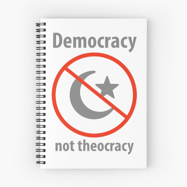 Item preview, Democracy not theocracy  designed and sold by Rachel the Artist .