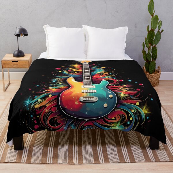 Artikelvorschau, Weihnachtsgitarre-Weihnachtsbaum-Kunstdruck entworfen und verkauft von dcrc.
