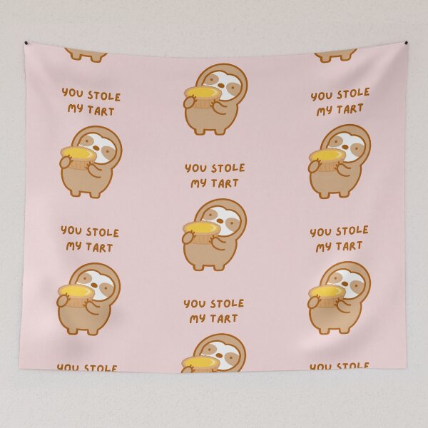 Item preview, You Stole My Heart Egg Tart Sloth  designed and sold by theslothinme.