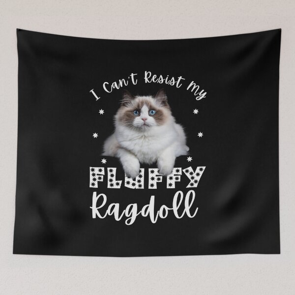 Item preview, Ragdoll Cat Shirt - I Cant Resist My Fluffy Ragdoll Funny Tee T-Shirt designed and sold by scarlett1969.