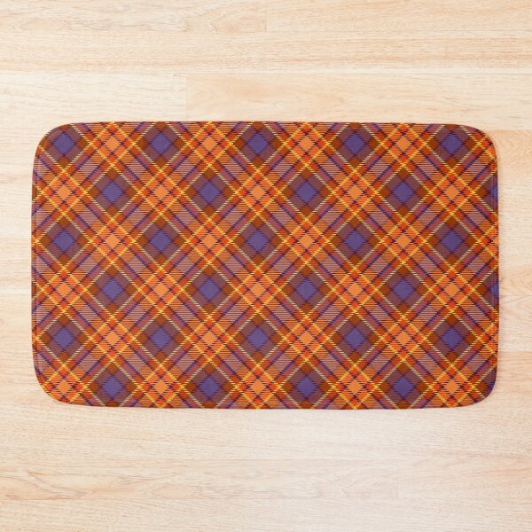 Item preview, Orange and purple checkered plaid pattern designed and sold by Osting.