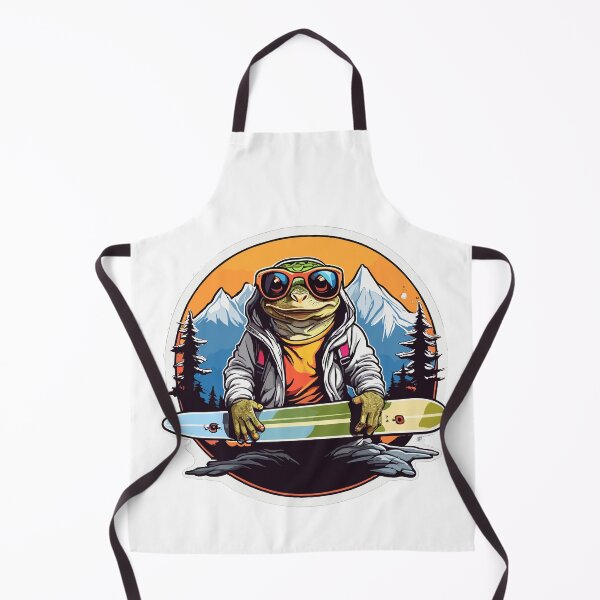 Item preview,  Frog with snowboard designed and sold by YolaShopOnline.
