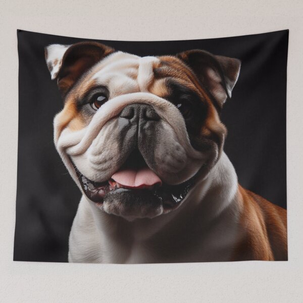 Item preview, Realistic Bulldog Pawtrait designed and sold by PawtraitRealism.
