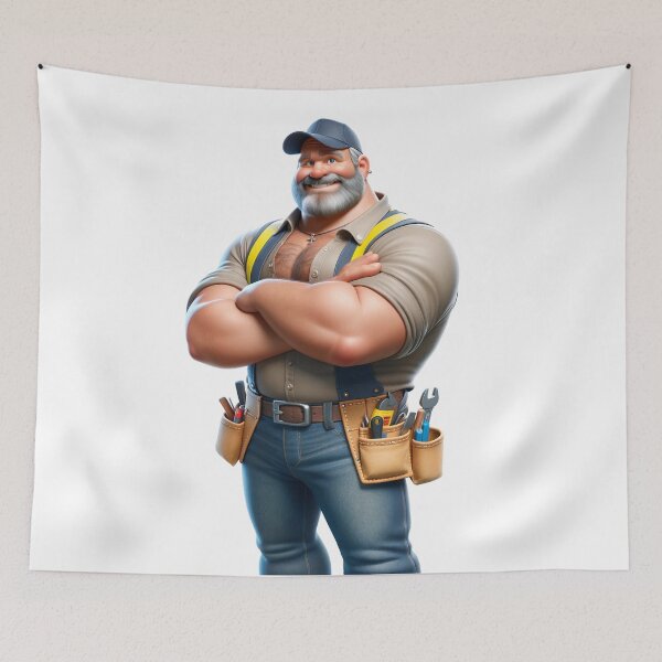 Item preview, Kevin the gay builder designed and sold by norbears.