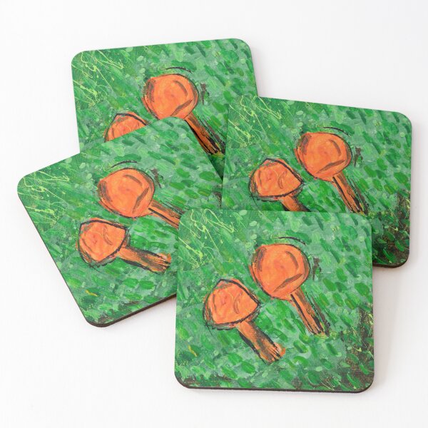 Artikelvorschau, leuchtendes Orange im Moosmuster entworfen und verkauft von fuchsartist.