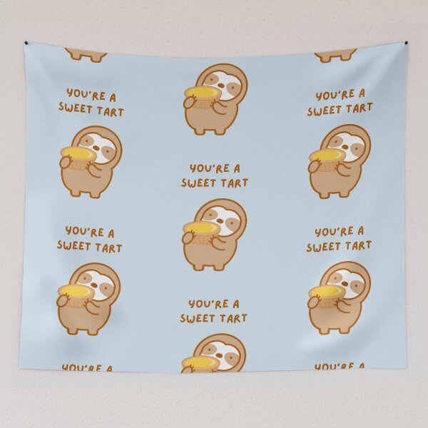 Item preview, You're a Sweetheart Egg Tart Sloth designed and sold by theslothinme.