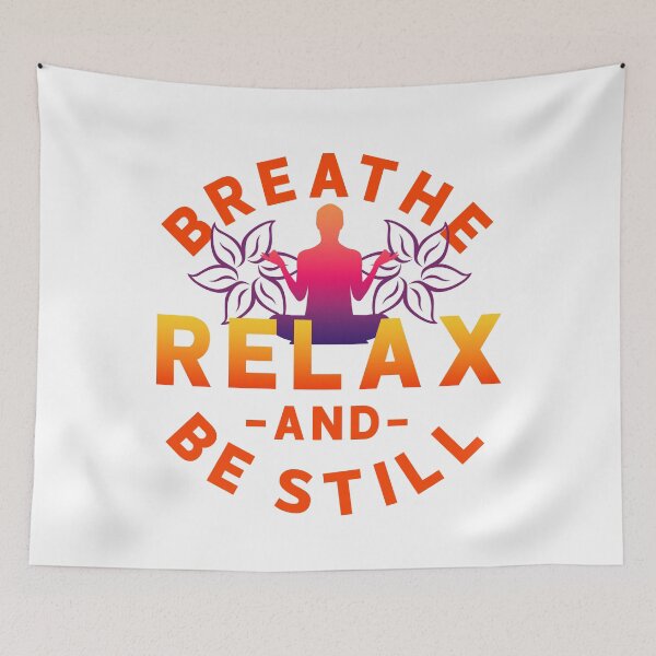 Item preview, Breathe Relax And Be Still Daily Yoga  designed and sold by Got2BSnazzy.