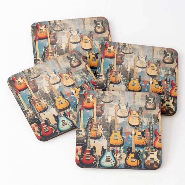 Item preview, Electric guitars collage  designed and sold by Inktown.