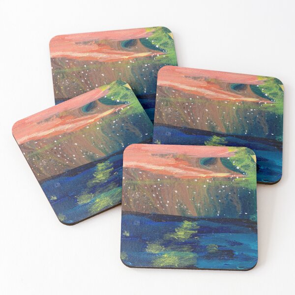 Item preview, skyline at night designed and sold by fuchsartist.