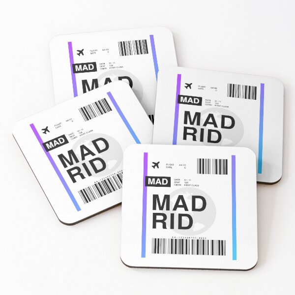 Item preview, Madrid Boarding Pass designed and sold by RabbitK.