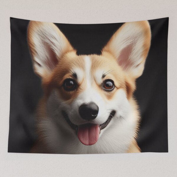 Item preview, Realistic Corgi Pawtrait designed and sold by PawtraitRealism.