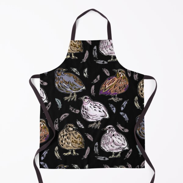 Item preview, Coturnix Quail Pattern with Feathers Night designed and sold by Quail and Friends.
