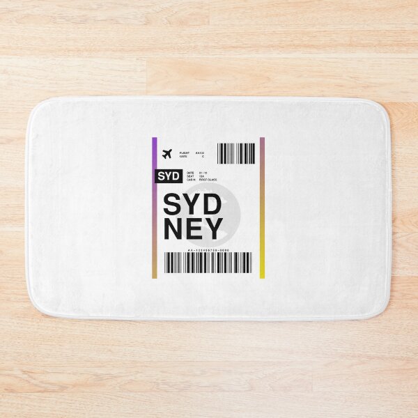 Item preview, Sydney Boarding Pass designed and sold by RabbitK.