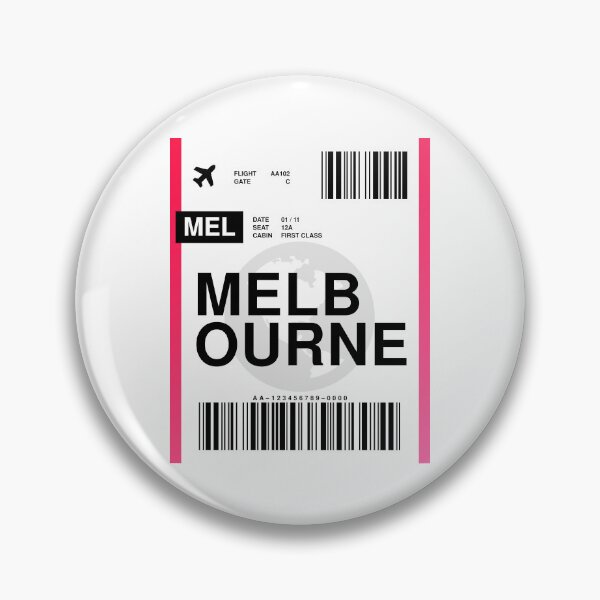 Item preview, Melbourne Boarding Pass designed and sold by RabbitK.