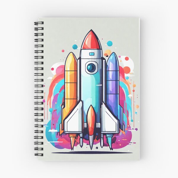 Item preview, rocket taking off designed and sold by growing-mom.