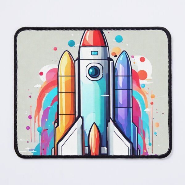 Item preview, rocket taking off designed and sold by growing-mom.