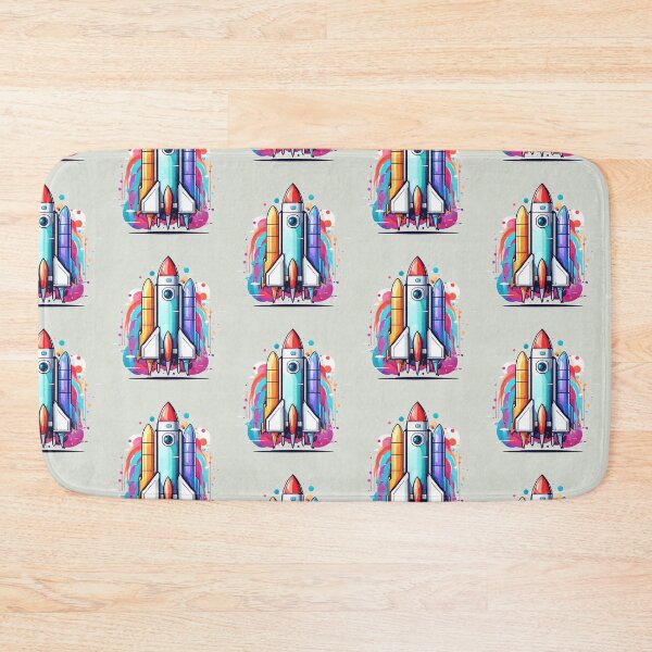 Item preview, rocket taking off designed and sold by growing-mom.
