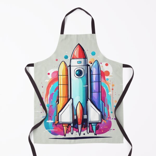 Item preview, rocket taking off designed and sold by growing-mom.