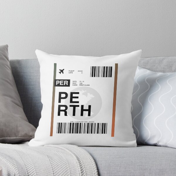 Item preview, Perth Boarding Pass designed and sold by RabbitK.