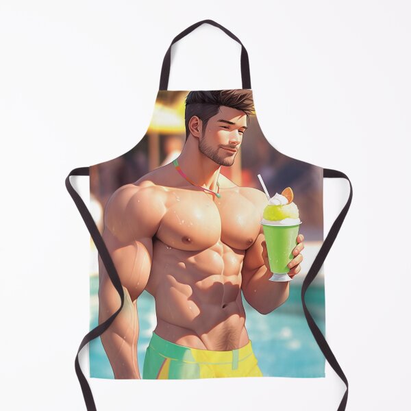 Item preview, Sunny Samson! Hunky boy eating a poo at the pool. designed and sold by ElliotMus.