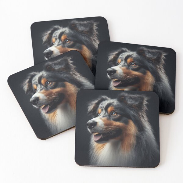 Item preview, Realistic Australian Sherpherd Pawtrait designed and sold by PawtraitRealism.