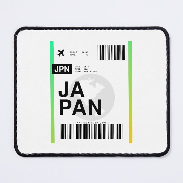 Item preview, Japan Boarding Pass designed and sold by RabbitK.