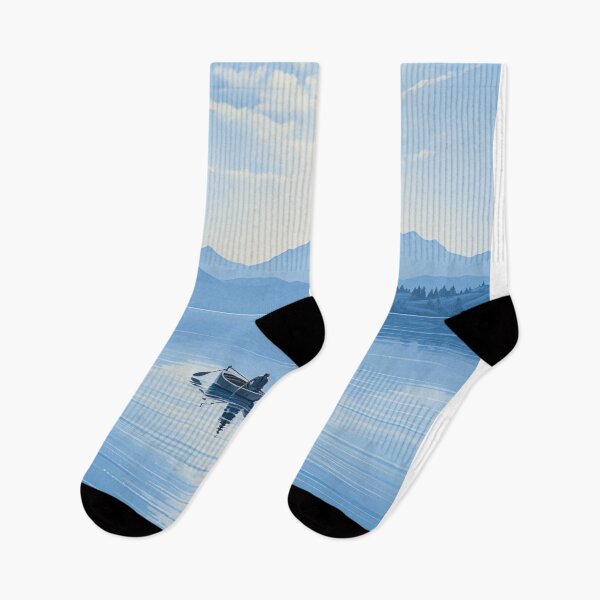 Item preview, Monochromatic Serenity: A Beautiful River's Essence designed and sold by krishutd.