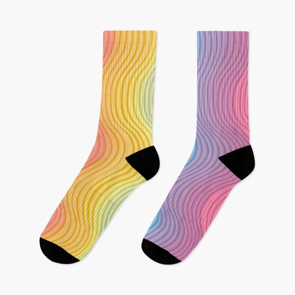 Item preview, Pastel Rainbow Waves designed and sold by EnchantArtCo.