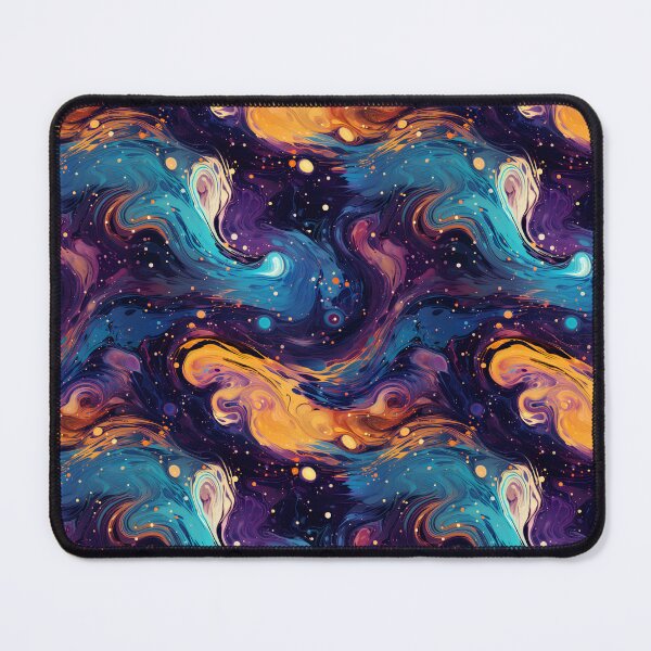 Item preview, Cosmic Expressionism: Galaxy Marble Swirl with Stardust Veins designed and sold by polonuim210.