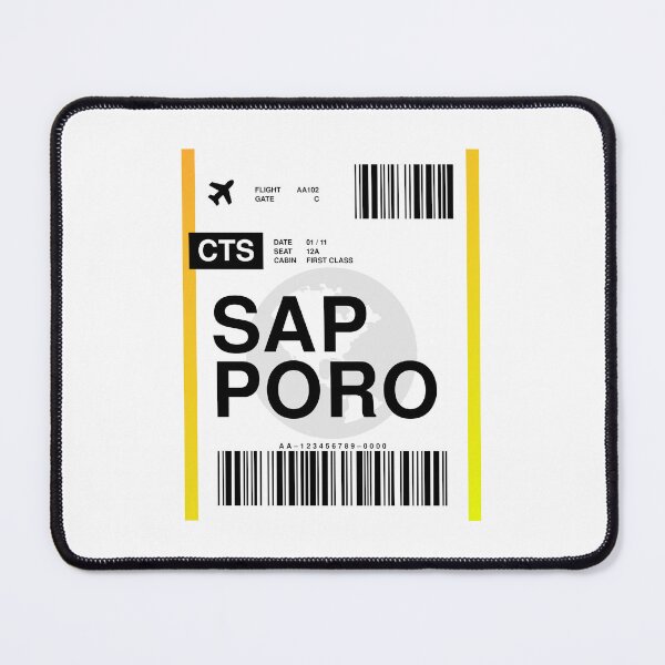 Item preview, Sapporo Boarding Pass designed and sold by RabbitK.