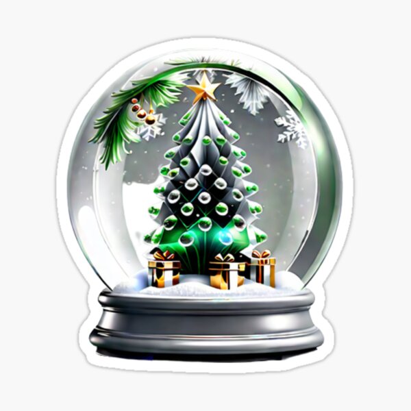 Item preview, christmess snow globe designed and sold by aipaint.