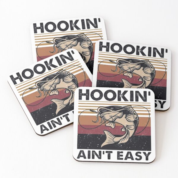 Item preview, Fishing Hookin Ain't Easy Retro designed and sold by Vicky021.