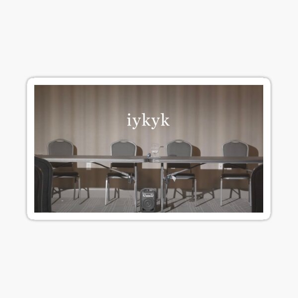Questions And Concerns | Greta Van Fleet | IYKYK Sticker