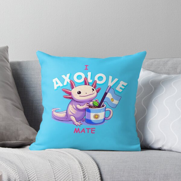 Item preview, Cute Axolotl I Axolove argentine mate designed and sold by Mr Pyuku.