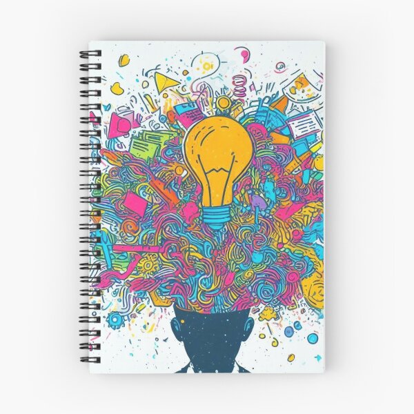 Item preview, A person who has just discovered a brilliant idea. designed and sold by growing-mom.