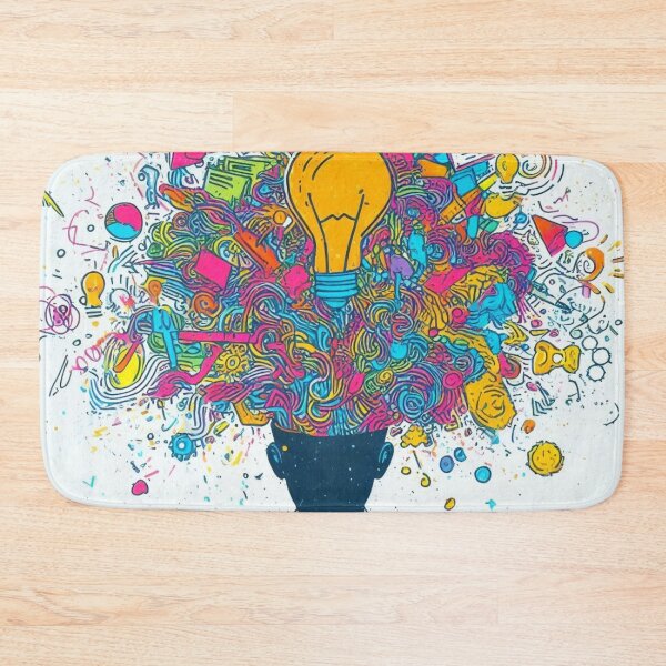 Item preview, A person who has just discovered a brilliant idea. designed and sold by growing-mom.