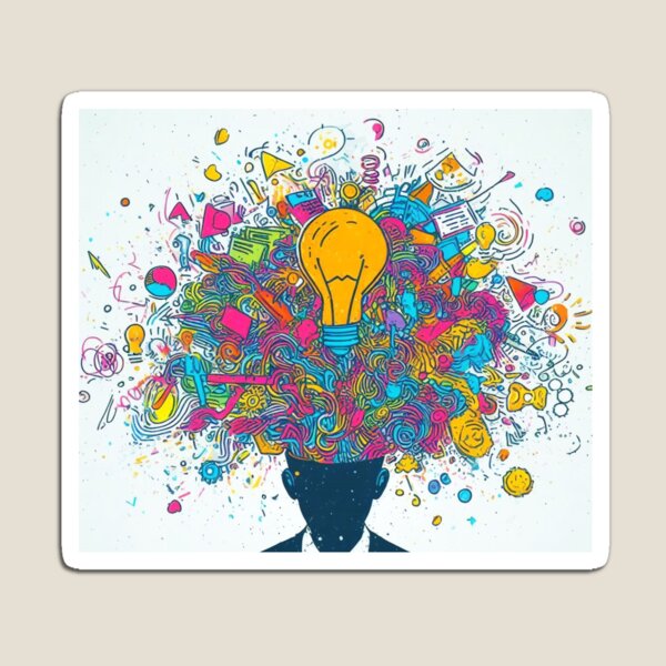 Item preview, A person who has just discovered a brilliant idea. designed and sold by growing-mom.