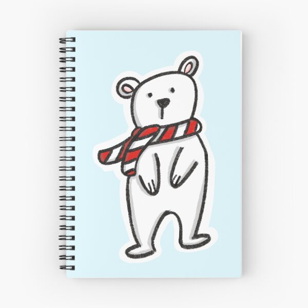 Item preview, Polar Bear dressed with scarf designed and sold by Gretchen Slagle Studio.