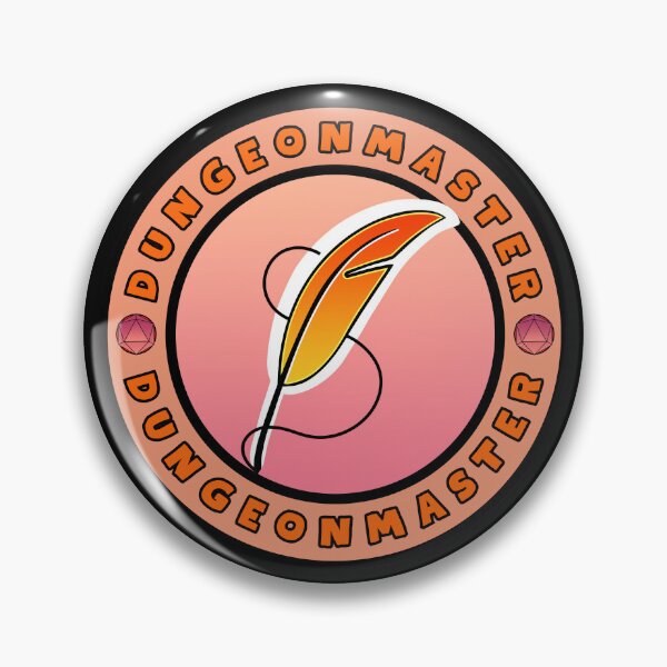 Item preview, Dungeonmaster Badge designed and sold by UrdsHoard.