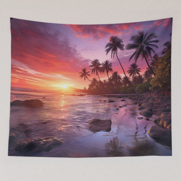 Item preview, Barbuda Island Sunset designed and sold by Elisabeth Lucas.
