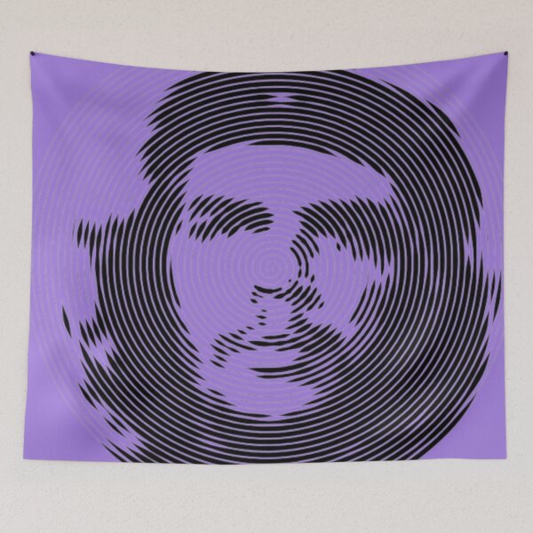 Item preview, Che Guevara Spiroglyph Spiral Art Low Poly Art designed and sold by SpiroJo.