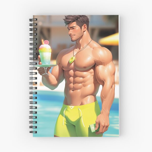 Item preview, ¡Sansón! De nuevo, el chico Hunky comiendo un helado en la piscina. designed and sold by ElliotMus.